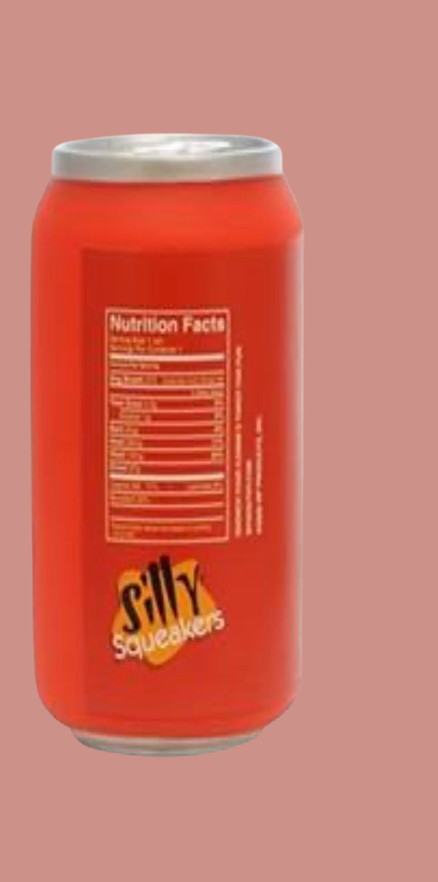 Canine Cola Soda Can Squeak Toy