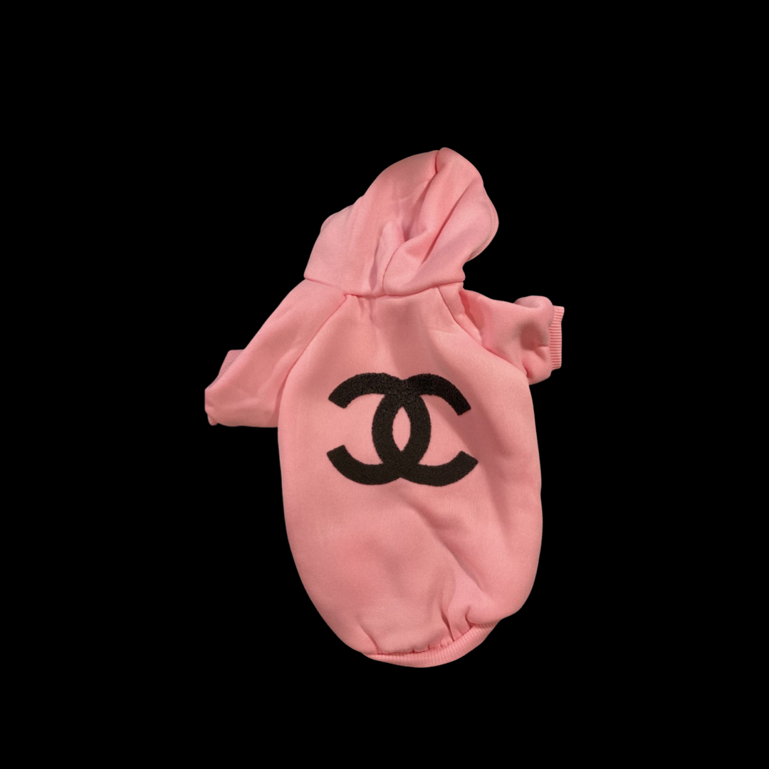 Pink Chanel Hoodie peytonsdreams 608