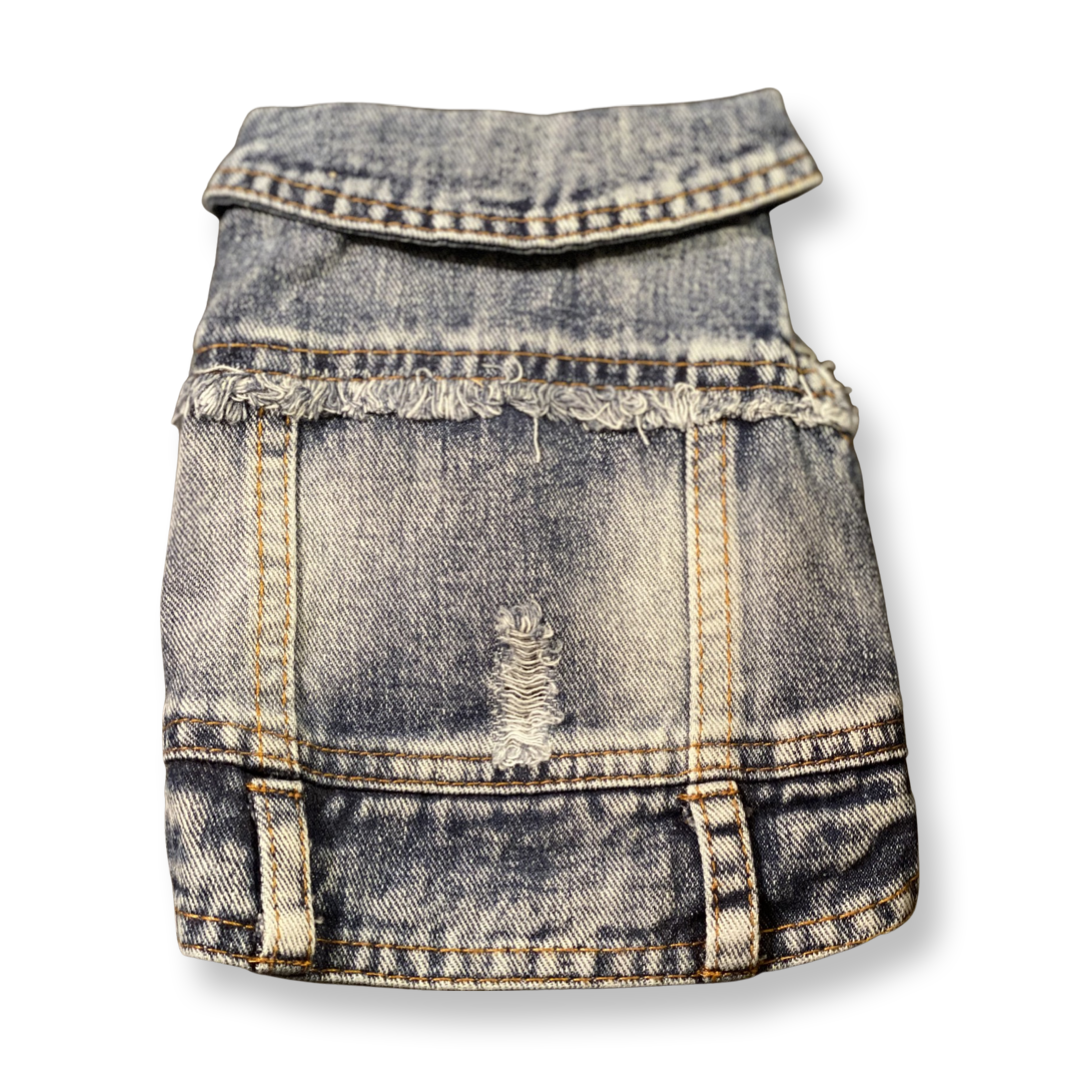Distressed Denim Jacket