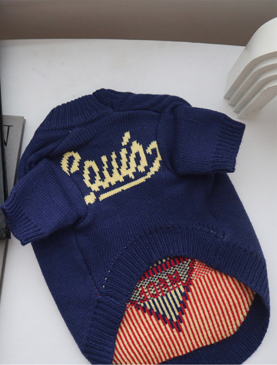 Designer Red Heart Sweater