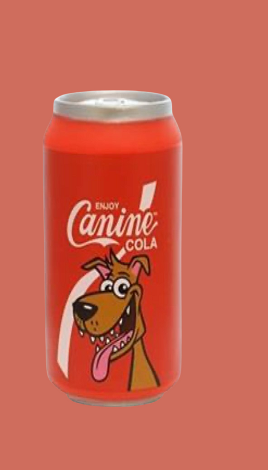 Canine Cola Soda Can Squeak Toy